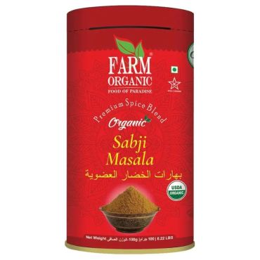 Farm Organic Gluten Free Vegetable Masala, 100G